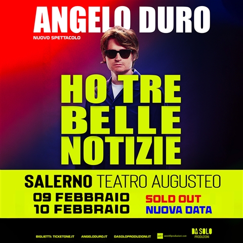 HO TRE BELLE NOTIZIE